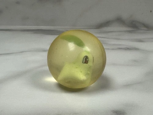 Vintage Pokemon Chikorita Power Bouncer Gen 2 Johto Bouncy Ball Hasbro 2000