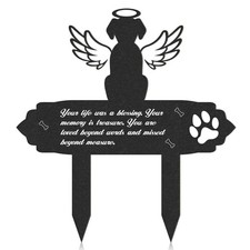 Cemetery Decorations for Grave - Grave Garden Metal Decorations Memorial Dog