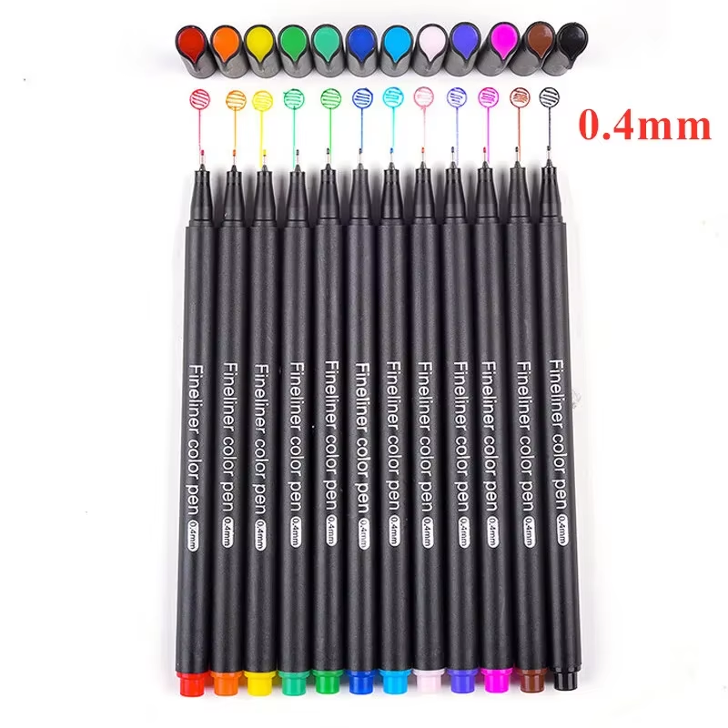 Manga Black Fineliner Pens Waterproof Sketching Sakura Pigma Micron Art