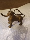 ANTIQUE ITALIAN GRAND TOUR TEMPLE LION OIL LAMP AQUAMANILE BRONZE ca 1800-1849 — photo 2