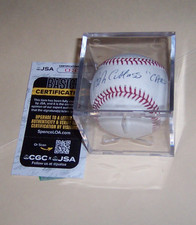 JSA  RARE! signed BASEBALL  AUTOGRAPHED BOB CUTLASS 