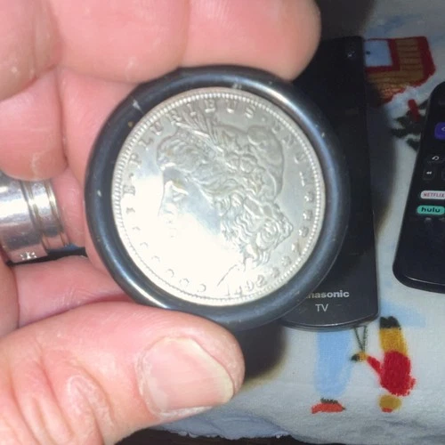 1892 Morgan Silver Dollar $1 Coin 0.900 Fine US Silver Uncertified Collectible