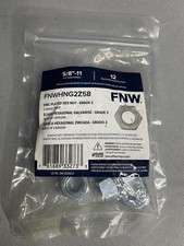 Finished Hex Nuts Zinc Plated Grade 2 Carbon Steel 5/8&rdquo;-11 Qty Of 12