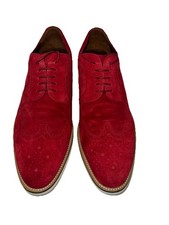 (b14/20)Hugo Boss Men\'s Fashion Oxfords Cortios Suede Red Shoes Size 11 HUGO BOSS Red Casual Shoes for Men | eBay main image 3