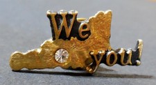 Idaho Lapel Pin - One of a kind with Rhinestone