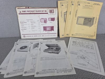 #ad Sams 883 Vintage TV Bradford Clairtone Decca GE Repair Service Manuals 1967 $7.99