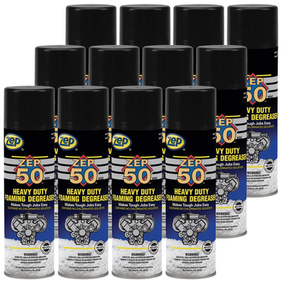 #ad Zep 50 VOC Heavy Duty Foaming Degreaser 16 Oz Case of 12 361301 $120.00