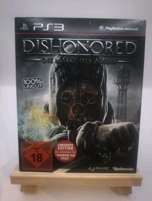 Dishonored - Die Maske des Zorns · Limited Edition · PlayStation 3 -Handbuch-Gut