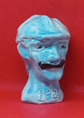 ''1924''-Expensive Original Clay sculpture, hand made& glazed. Good sculpture.