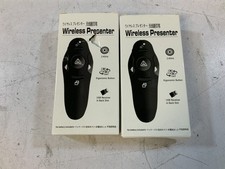 Lot of 2 NinjaABXY X0032NOKSP Presentation Clicker Wireless Presenter "M4B"