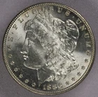 1886 $1 Morgan Silver Dollar-Gem BU