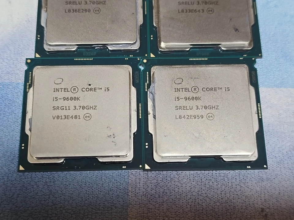 Cp-15. Intel Core i5-9600K 6-Core Processor (SRG11) Lot Of 4 - Image 3 of 4