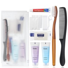 50-Pack Toiletry Kits - Personal Hygiene  Travel Kit for Men, Women  Charit...