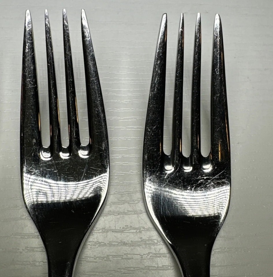WMF Cromargan ARTISAN Glossy Dinner Forks 18/10 KOREA 7 1/2" Set Of 4