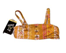 Girls' Paisley Print Bikini Bralette Top - Art Class - Size S 6/6X New/Tags