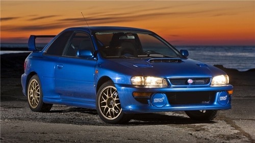 FRP 2D Coupe 22B-Sti Style Side Skirts For 1998-2001 Subaru Impreza WRX STI GC8 - Picture 7 of 24