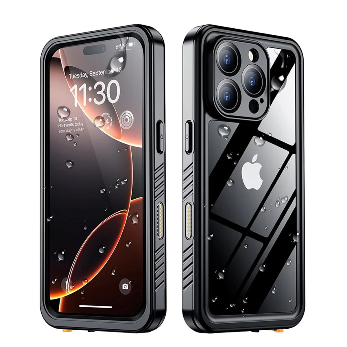 LCEHTOGYE Cover per HTC U23 + Pellicola Protettiva in Vetro Temperato,Nero Custodie Morbido Silicone Case Ultra Sottile TPU Custodia per HTC U23 (6,8) - KE160