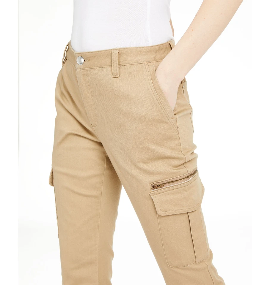 Pantalones utilitarios cargo pierna ajustada INC International Concepts Foto 2 de 4