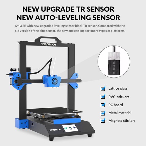 Tronxy XY-3 SE 3in1 3D Pritner / Single Printing + Dual Color + Laser Engraving - Zdjęcie 8 z 12