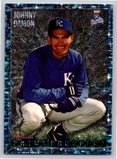 1995 Bowman SILVER - #254 Johnny Damon Baseball Card Kansas City Royals
