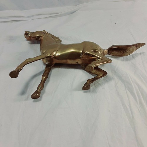 Vtg Brass Metal Horse Figure - Picture 4 of 4