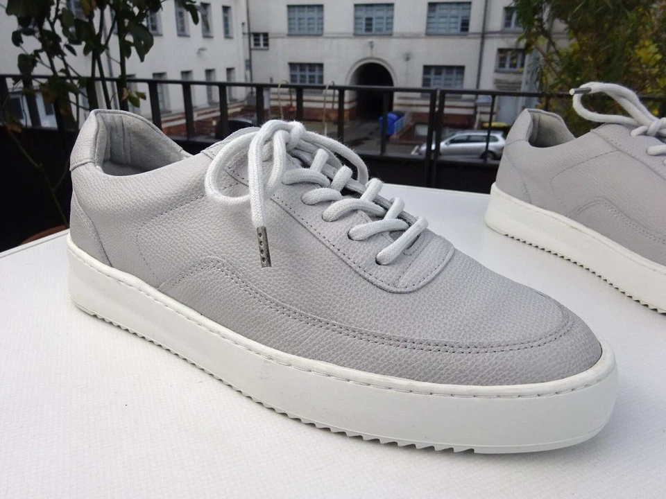 FILLING PIECES Damen Schuhe Sneaker Leder Grau Portugal Gr.40 Neuw - Bild 1 von 4