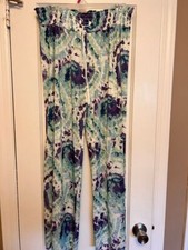 West Loop Printed  Palazzo Pants Women s  MED...