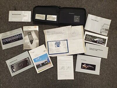 Mercedes-Benz Complete Set 300D 2.5 Owner's Manual Books, Manuals, Leather Case | eBay