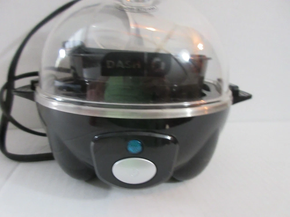 Dash Rapid Egg Cooker 6 Capacity Electric for Hard Boiled Poached Scrambled Eggs Black