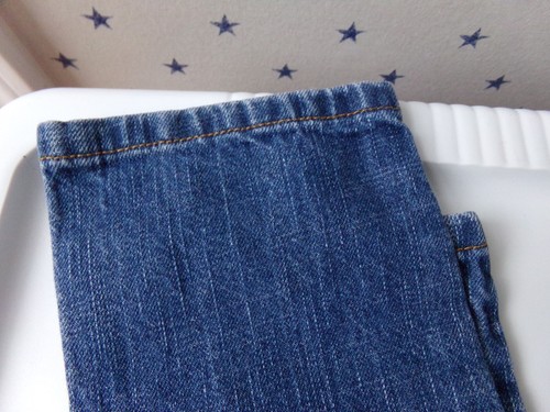 Boys Jeans 5 LUCKY BRAND Straight Leg 100% Cotton Adjustable Waist Med Dark Wash - Picture 5 of 18