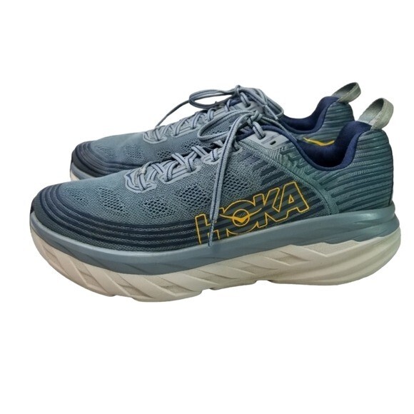 Hoka Bondi 6 majolica blue running shoes Amazon.com | Hoka One Bondi 6 Womens Running-Shoes 1019272  main image 3