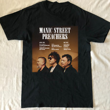 MANIC STREET PREACHERS UK Tour Spring 2025 Black All Size T-Shirt