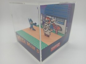 Megaman Mega Man V 5 Nintendo NES Shadow Box Diorama Cube