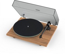 Pro-Ject Turntable T1 EVO Walnut incl Cover  Cartridge OM10