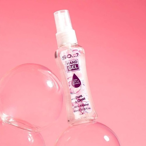 CLEANSING HAND GEL HAND SANITISER SPRAY 50ML NEW PURE & CLEAN x1 x12 x24 x48 - Picture 2 of 3