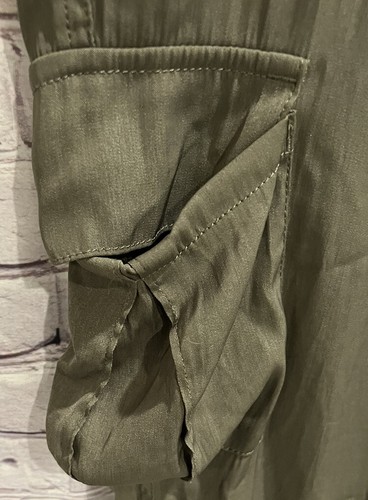 NWT Jessica Simpson Women's Olive Elastic Waist Cargo Pockets Jogger Pants 3X - Picture 11 of 19