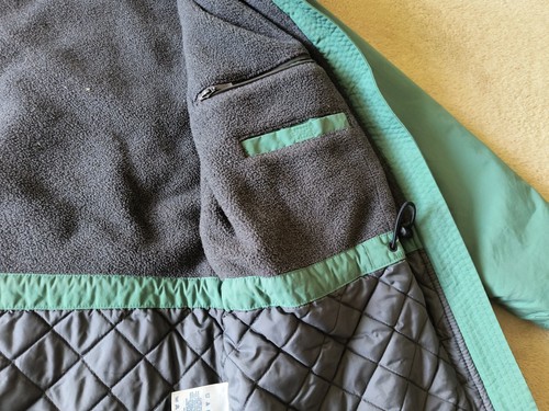 Lands End Winter Coat Polartec Aircore 200 Parka Womens 6-8 Small Green - Picture 8 of 13
