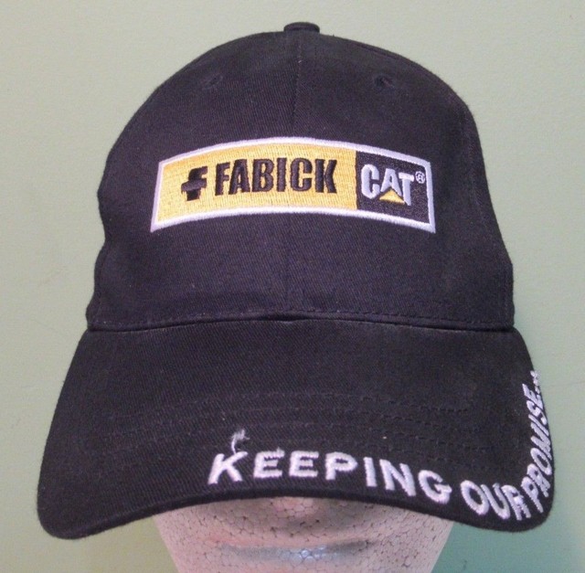 Fabick CAT Caterpillar Hat Cap Adjustable eBay