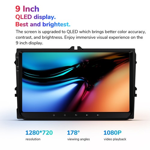 Car Radio For VW Transporter T5 8Core Android 13 Auto Wireless CarPlay GPS Radio - Picture 6 of 23
