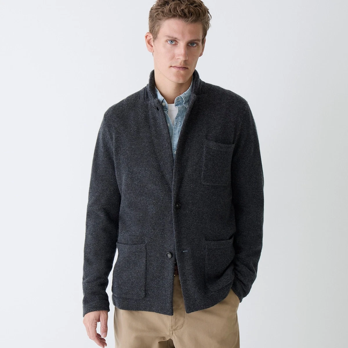 Cashmere sweater best sale blazer