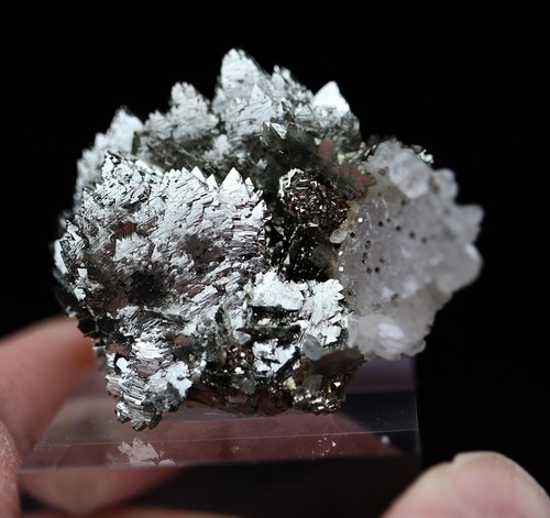 Lustrous blades of Marcasite, Calcite, Pyrite Quartz. Panasqueira Mine Portugal - Picture 2 of 13