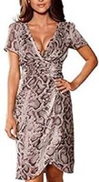 Kleid Druckkleid Von Class - Taupe Gr. 38 Neu