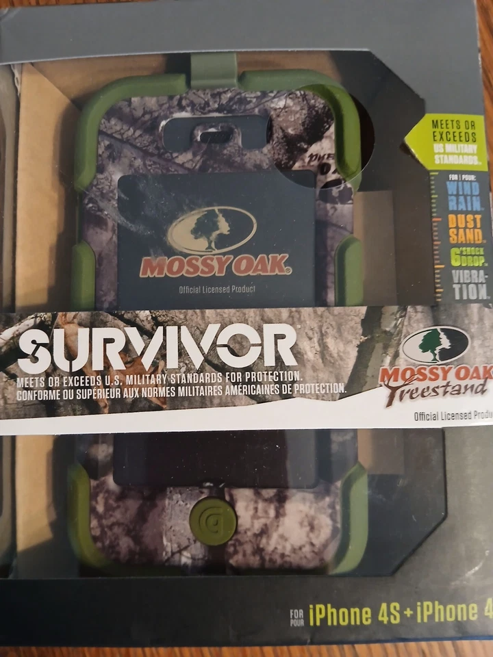 Funda Mossy Oak Survivor para iPhone 4S/iPhone 4 Treestand Camuflada Protectora Foto 3 de 4