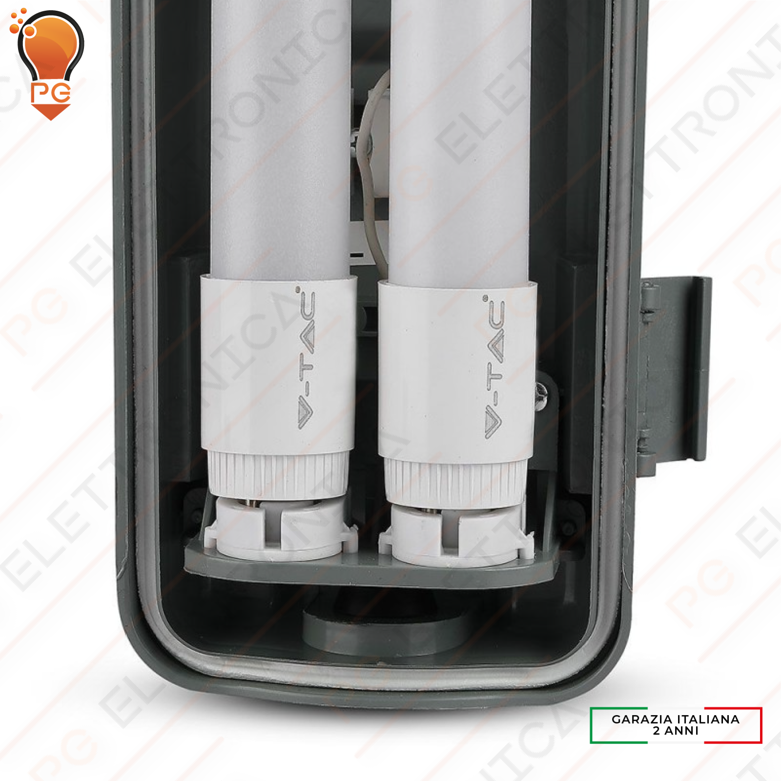 PLAFONIERA STAGNA NEON LED TUBO T8 60-120-150 CM 220V SOFFITTO IP65