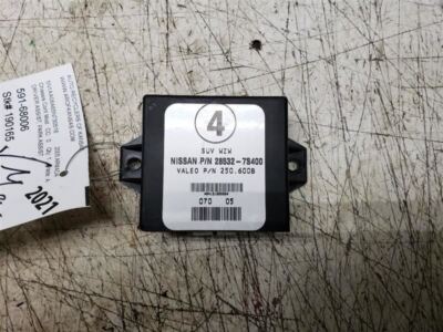 Chassis ECM Driver Park Assist Under Rear Seat Fits 04-15 ARMADA 840412