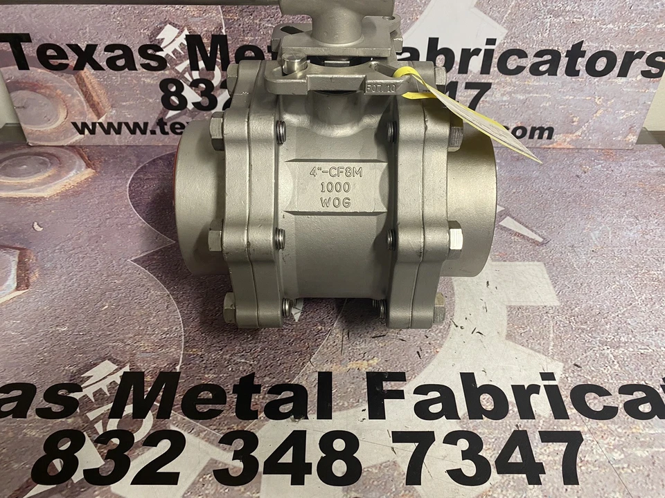 Marwin Ball Valve SS Body 4”-CF8M 1000 WOG FNPT - Image 2 of 4