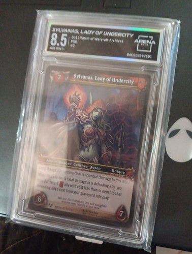 Sylvanas Lady Of Undercity World Of Warcraft Holo Archives Promo TCG 8.5 MINT AC - Picture 12 of 24