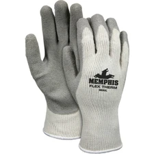 MCR Safety Gloves Flex-Therm Latex Dipped PPE 10 Gauge Gloves Large 1 Pair
