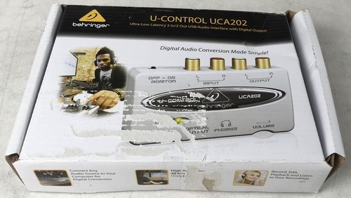 Behringer U-Control UCA202 Digital Recording Interface Neu