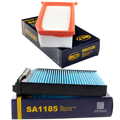 Filter Set Inspektion SCT Luftfilter + Innenraumfilter für Dacia Duster 1.2 1.5